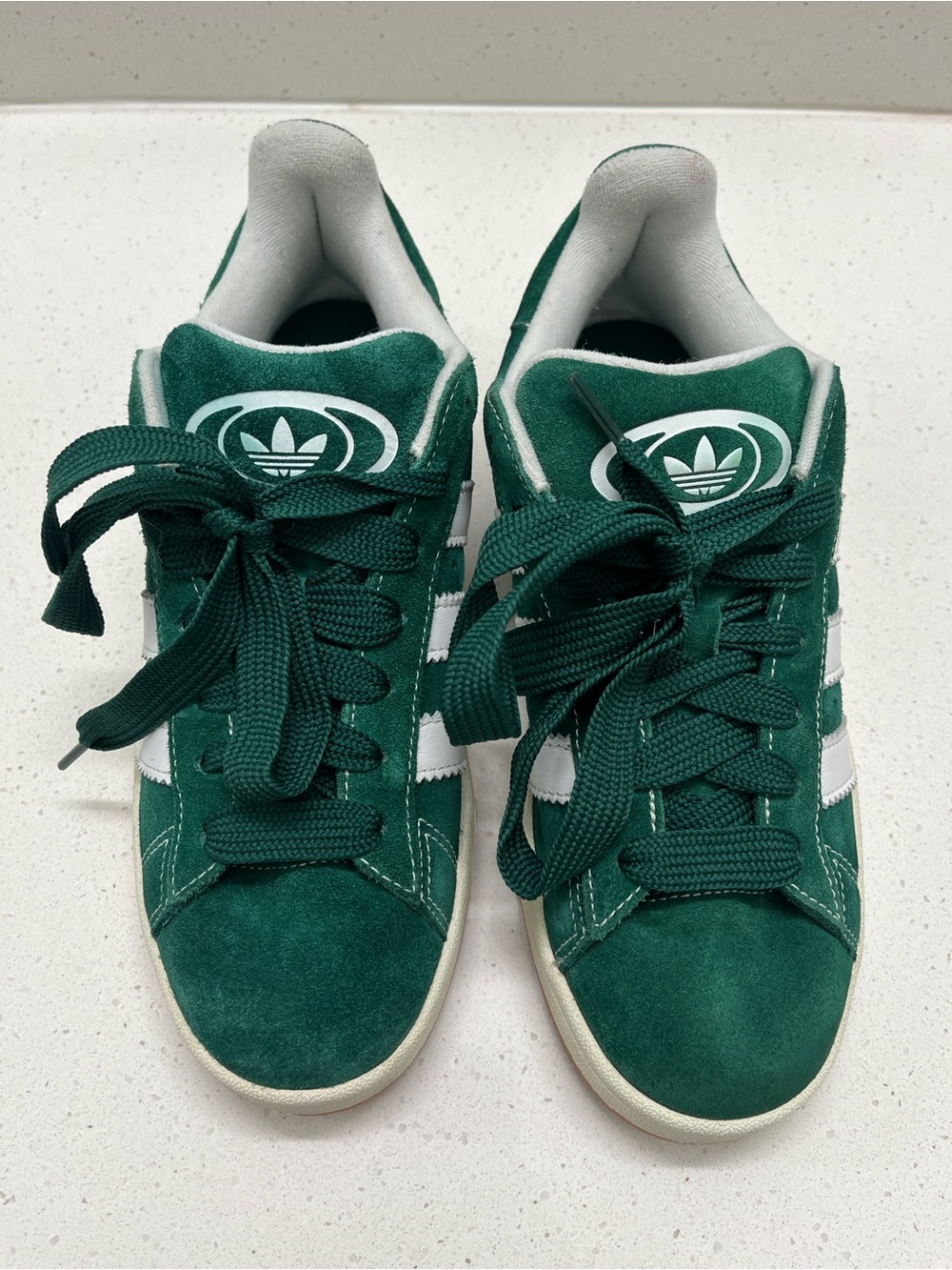 adidas Campus 00s Dark Green Suede Sneakers - Men's 8.5